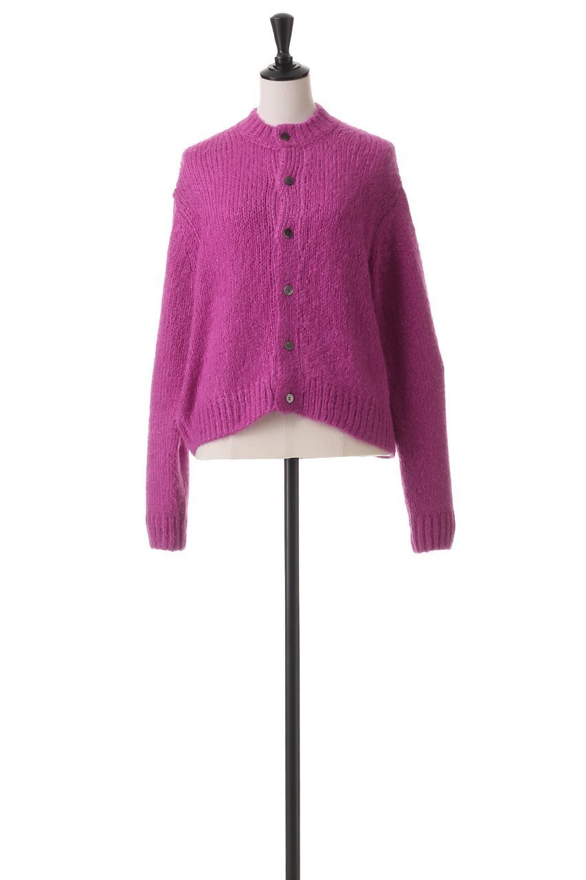 【ブラミンク/BLAMINK】のシルククルーネックカーディガン 人気、トレンドファッション・服の通販 founy(ファニー) 　ファッション　Fashion　レディースファッション　Fashion for Women　トップス・カットソー　Cut & Sew Tops　ニット　Knit Tops & Sweaters　カーディガン・羽織り　Layered Style Cardigans　カーディガン　Cardigan, Knitwear　クロップド　Cropped, Short Length　コンパクト　Compact, Small Size　シルク　Silk, 100% Silk　トレンド　Trend, Trending Now　エレガント 上品　Elegant　定番　Standard, Basic Item　無地　Plain, Solid Color　other-2|ID: prp329100004336137 ipo3291000000032945622