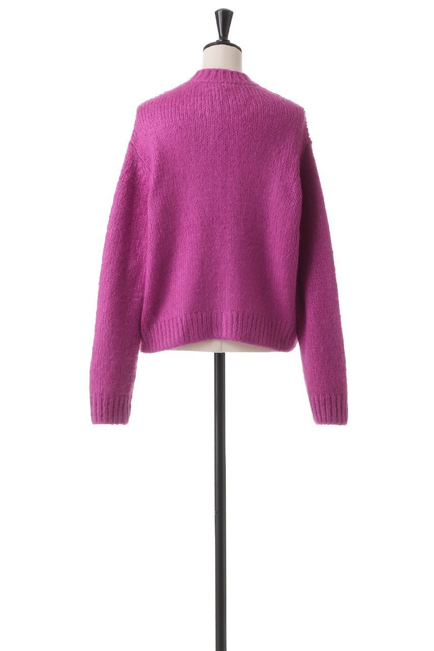 【ブラミンク/BLAMINK】のシルククルーネックカーディガン 人気、トレンドファッション・服の通販 founy(ファニー) 　ファッション　Fashion　レディースファッション　Fashion for Women　トップス・カットソー　Cut & Sew Tops　ニット　Knit Tops & Sweaters　カーディガン・羽織り　Layered Style Cardigans　カーディガン　Cardigan, Knitwear　クロップド　Cropped, Short Length　コンパクト　Compact, Small Size　シルク　Silk, 100% Silk　トレンド　Trend, Trending Now　エレガント 上品　Elegant　定番　Standard, Basic Item　無地　Plain, Solid Color　other-4|ID: prp329100004336137 ipo3291000000032945635