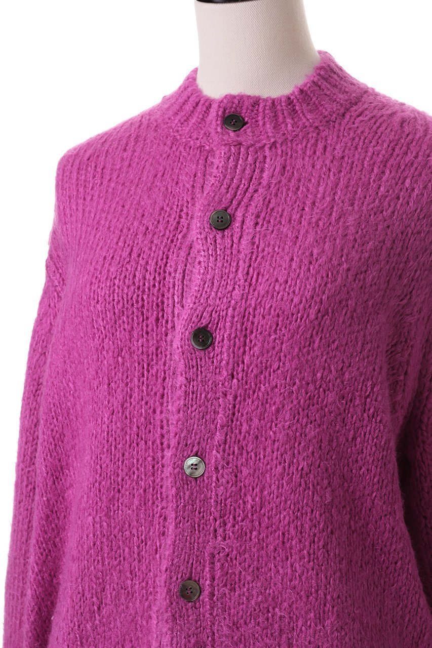 【ブラミンク/BLAMINK】のシルククルーネックカーディガン 人気、トレンドファッション・服の通販 founy(ファニー) 　ファッション　Fashion　レディースファッション　Fashion for Women　トップス・カットソー　Cut & Sew Tops　ニット　Knit Tops & Sweaters　カーディガン・羽織り　Layered Style Cardigans　カーディガン　Cardigan, Knitwear　クロップド　Cropped, Short Length　コンパクト　Compact, Small Size　シルク　Silk, 100% Silk　トレンド　Trend, Trending Now　エレガント 上品　Elegant　定番　Standard, Basic Item　無地　Plain, Solid Color　other-5|ID: prp329100004336137 ipo3291000000032945641