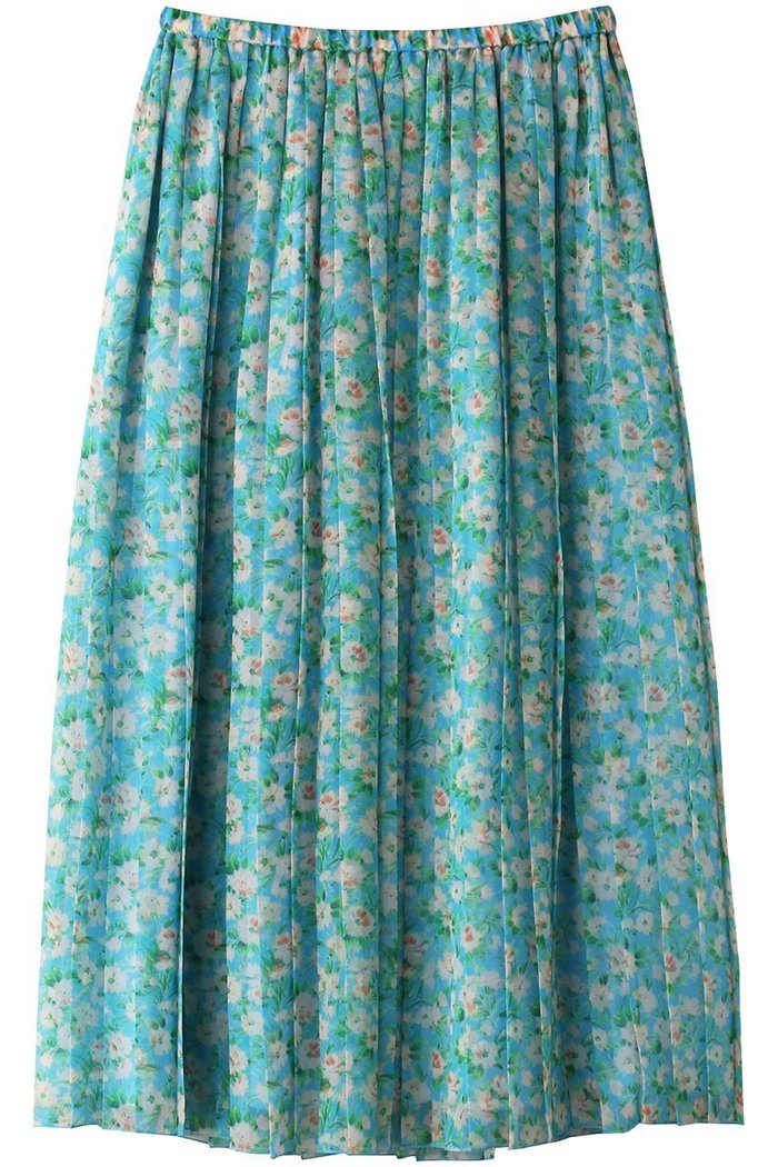 【ブラミンク/BLAMINK】のシルクフラワープリーツスカート インテリア・キッズ・メンズ・レディースファッション・服の通販 founy(ファニー) https://founy.com/ ファッション Fashion レディースファッション WOMEN スカート Skirt プリーツスカート Pleated Skirts シルク Silk フラワー Flower プリント Print プリーツ Pleats エレガント 上品 Elegant |ID: prp329100004336138 ipo3291000000030125614