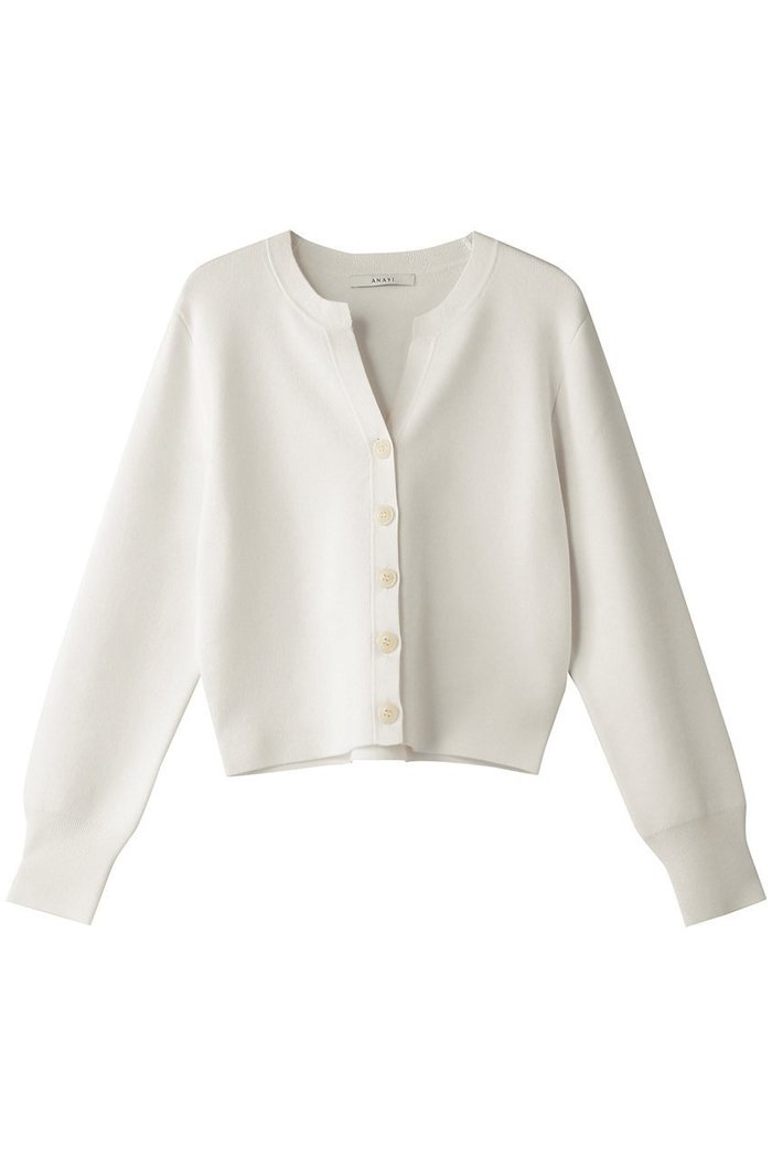 【アナイ/ANAYI】のスプリングメリノキーホールカーディガン インテリア・キッズ・メンズ・レディースファッション・服の通販 founy(ファニー) https://founy.com/ ファッション Fashion レディースファッション Fashion for Women トップス・カットソー Cut & Sew Tops ニット Knit Tops & Sweaters カーディガン・羽織り Layered Style Cardigans なめらか Smooth, Silky Texture カーディガン Cardigan, Knitwear コンパクト Compact, Small Size トレンド Trend, Trending Now フレア Flare, Flared 羽織 Haori, Light Jacket |ID: prp329100004336143 ipo3291000000032957577