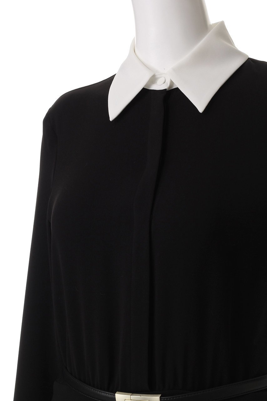 【マックスマーラ/Max Mara】の【Max Mara Studio】DINAR バイカラードレス 人気、トレンドファッション・服の通販 founy(ファニー) 　ファッション　Fashion　レディースファッション　Fashion for Women　ワンピース　Dresses　フォーマル・パーティードレス・結婚式用ドレス　Elegant & Casual Dresses　チュニック　Tunic Tops & Dresses　コンパクト　Compact, Small Size　チュニック　Tunic, Long Top　ドレス　Dress, One-Piece　モダン　Modern, Contemporary　エレガント 上品　Elegant　other-5|ID: prp329100004336147 ipo3291000000032882613