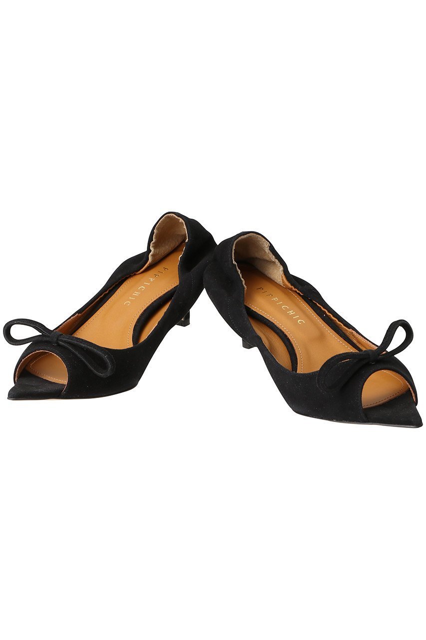 【ピッピシック/Pippichic】のCHRISTEL Re-born スエードオープントゥパンプス 人気、トレンドファッション・服の通販 founy(ファニー) 　ファッション　Fashion　レディースファッション　Fashion for Women　デニム　Denim, Jeans Material　リボン　Ribbon, Bow　other-5|ID: prp329100004337344 ipo3291000000036959479