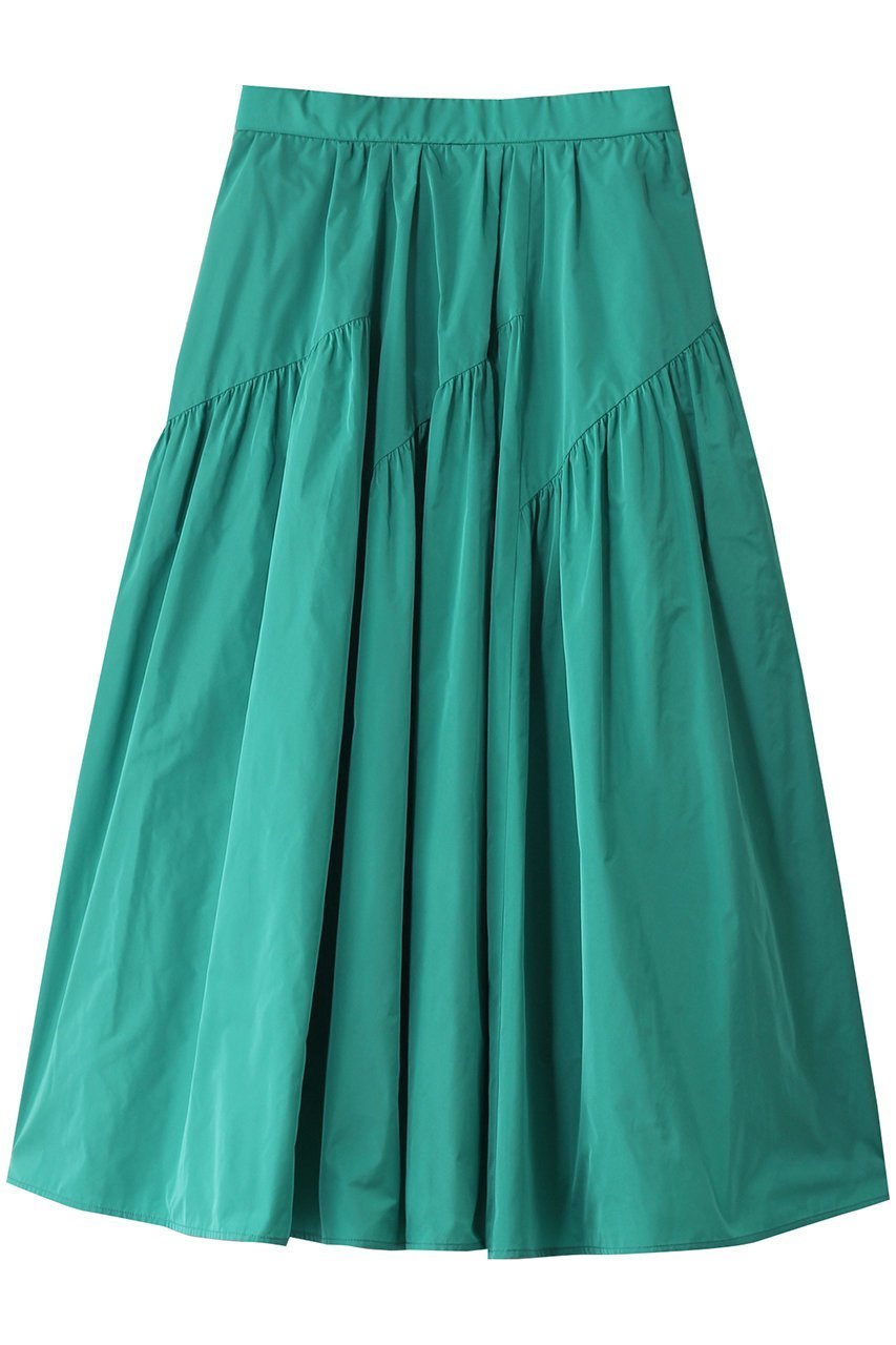 【アナイ/ANAYI】のタフタ切替えティアードスカート インテリア・キッズ・メンズ・レディースファッション・服の通販 founy(ファニー) ファッション Fashion レディースファッション Fashion for Women スカート Skirts ティアードスカート Tiered Skirts ロングスカート Long Skirts / Maxi & Midi Skirts タフタ Taffeta, Structured Fabric ティアードスカート Tiered Skirt, Flounced Skirt ロング Long, Long-Length グリーン|ID: prp329100004337345 ipo3291000000033705973