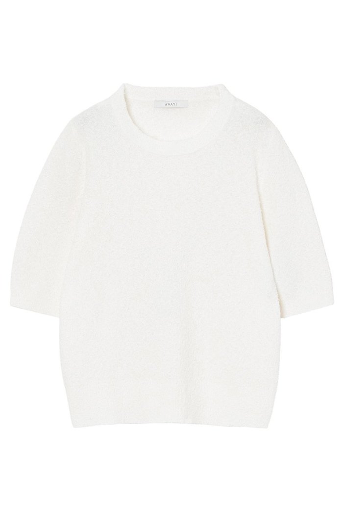 【アナイ/ANAYI】のネップスムース5分袖プルオーバー インテリア・キッズ・メンズ・レディースファッション・服の通販 founy(ファニー) https://founy.com/ ファッション Fashion レディースファッション Fashion for Women トップス・カットソー Cut & Sew Tops ニット Knit Tops & Sweaters カジュアルプルオーバー・ニットトップス Pullovers & Knit Tops / Casual Pullovers インナー Innerwear シンプル Simple, Minimal トレンド Trend, Trending Now |ID: prp329100004337346 ipo3291000000032937617