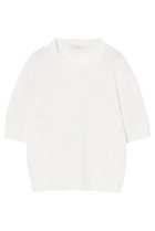 【アナイ/ANAYI】のネップスムース5分袖プルオーバー ホワイト|ID: prp329100004337346 ipo3291000000035058514