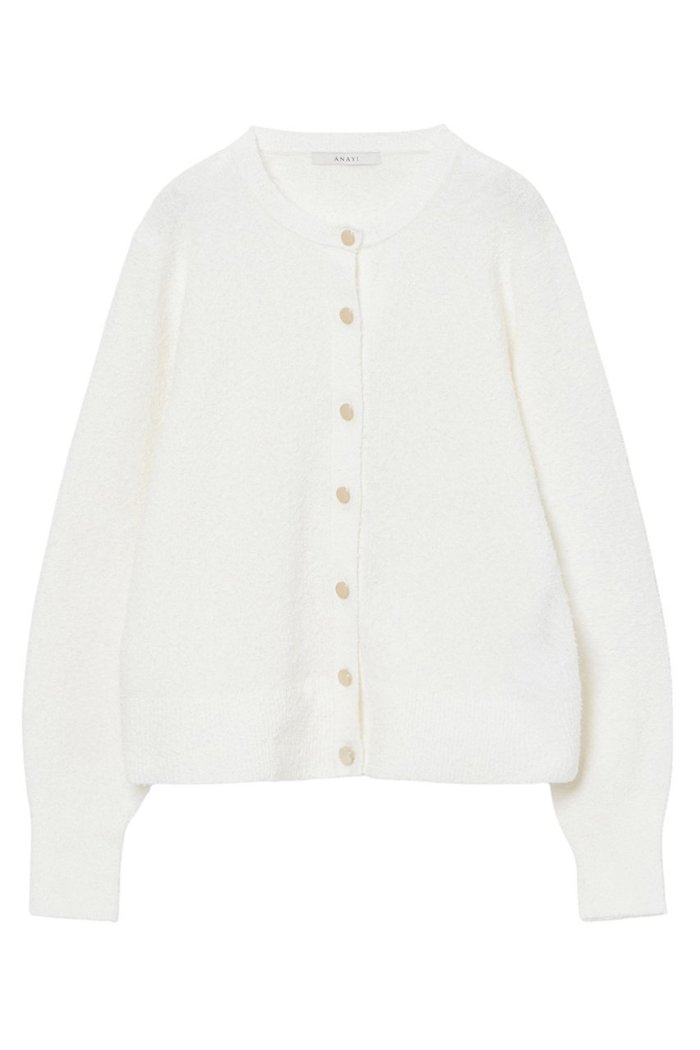 【アナイ/ANAYI】のネップスムースクルーネックカーディガン インテリア・キッズ・メンズ・レディースファッション・服の通販 founy(ファニー) https://founy.com/ ファッション Fashion レディースファッション Fashion for Women トップス・カットソー Cut & Sew Tops ニット Knit Tops & Sweaters カーディガン・羽織り Layered Style Cardigans おすすめ Recommended / Our Picks カーディガン Cardigan, Knitwear ショート Short, Short Length ジャケット Jacket, Outerwear トレンド Trend, Trending Now ノースリーブ Sleeveless, No-Sleeve 再入荷 Restock / Back in Stock |ID: prp329100004337347 ipo3291000000032937665