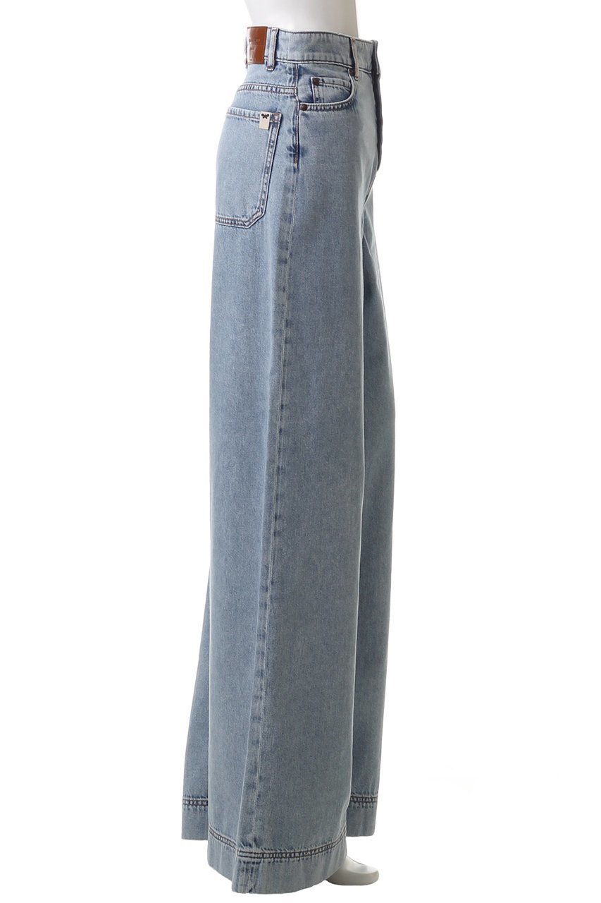 【マックスマーラ/Max Mara】の【Weekend Max Mara】VEGA コットンフレアデニムパンツ 人気、トレンドファッション・服の通販 founy(ファニー) 　ファッション　Fashion　レディースファッション　Fashion for Women　パンツ　Pants & Trousers　デニムパンツ・ジーンズ・美脚デニム　Denim Jeans & Pants　デニム　Denim, Jeans Material　フレア　Flare, Flared　人気　Popular, Best Seller　other-3|ID: prp329100004337348 ipo3291000000032909079