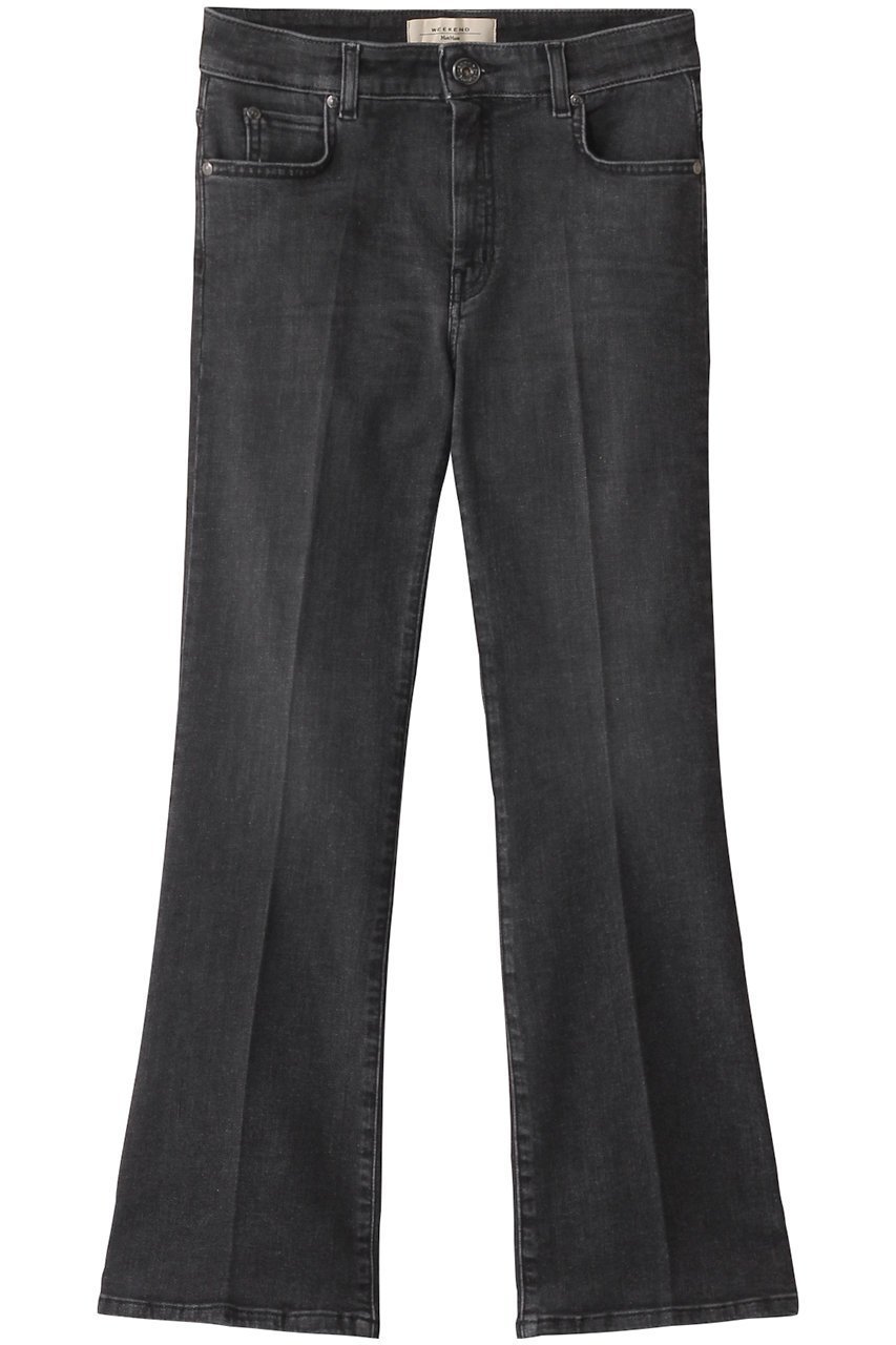 【マックスマーラ/Max Mara】の【Weekend Max Mara】RAPALLO ストレッチデニムパンツ インテリア・キッズ・メンズ・レディースファッション・服の通販 founy(ファニー) 　ファッション　Fashion　レディースファッション　Fashion for Women　パンツ　Pants & Trousers　デニムパンツ・ジーンズ・美脚デニム　Denim Jeans & Pants　デニム　Denim, Jeans Material　フィット　Fit, Slim Fit　定番　Standard, Basic Item　ブラックユーズドダーク|ID: prp329100004337349 ipo3291000000032942698
