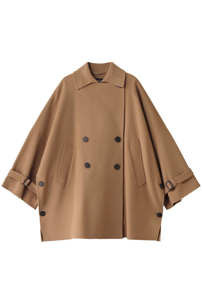 【マックスマーラ/Max Mara】の【Weekend Max Mara】ONCIA ウールショートコート インテリア・キッズ・メンズ・レディースファッション・服の通販 founy(ファニー) 　ファッション　Fashion　レディースファッション　Fashion for Women　アウター　Coat / Outerwear Collection　コート・ロングコート・ピーコート　Long Coats, Peacoats & More　なめらか　Smooth, Silky Texture　ショート　Short, Short Length　スリット　Slit, Slit Detail　エレガント 上品　Elegant　定番　Standard, Basic Item　キャメル|ID: prp329100004337350 ipo3291000000032937614