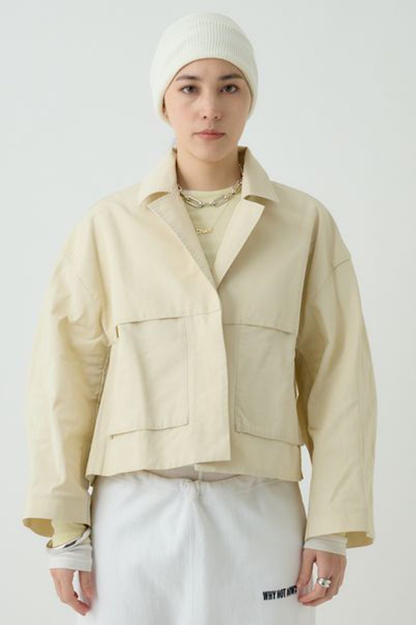 【カオス/Chaos】のカラマンドジャケット 人気、トレンドファッション・服の通販 founy(ファニー) 　ファッション　Fashion　レディースファッション　Ladies' Fashion Online　アウター　Coat Outerwear　ジャケット　Jackets　グログラン　Grosgrain　軽量　Lightweight　ショート　Short　ジャケット　Jacket　タフタ　Taffeta　パターン　Pattern　フィット　Fit　フロント　Front　ボレロ　Bolero　ポケット　Pocket　再入荷　Restock/Back In Stock/Re Arrival　other-6|ID: prp329100004337355 ipo3291000000032694147