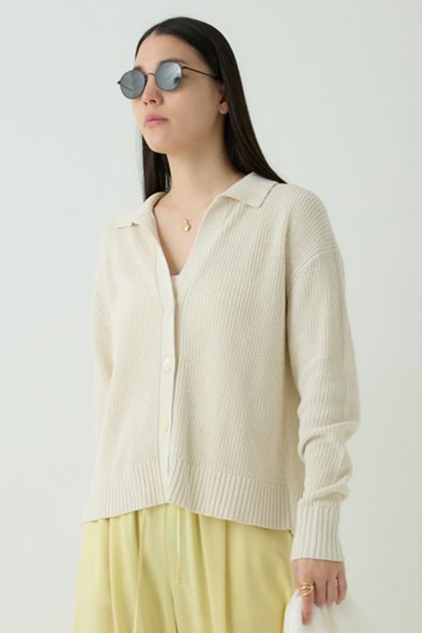 【カオス/Chaos】のロウシルクカーディガン 人気、トレンドファッション・服の通販 founy(ファニー) 　ファッション　Fashion　レディースファッション　Fashion for Women　トップス・カットソー　Cut & Sew Tops　ニット　Knit Tops & Sweaters　カーディガン・羽織り　Layered Style Cardigans　カーディガン　Cardigan, Knitwear　シルク　Silk, 100% Silk　ネップ　Nepp, Slub Yarn　夏　Summer　畦　Ribbed Knit　other-2|ID: prp329100004337361 ipo3291000000032947024