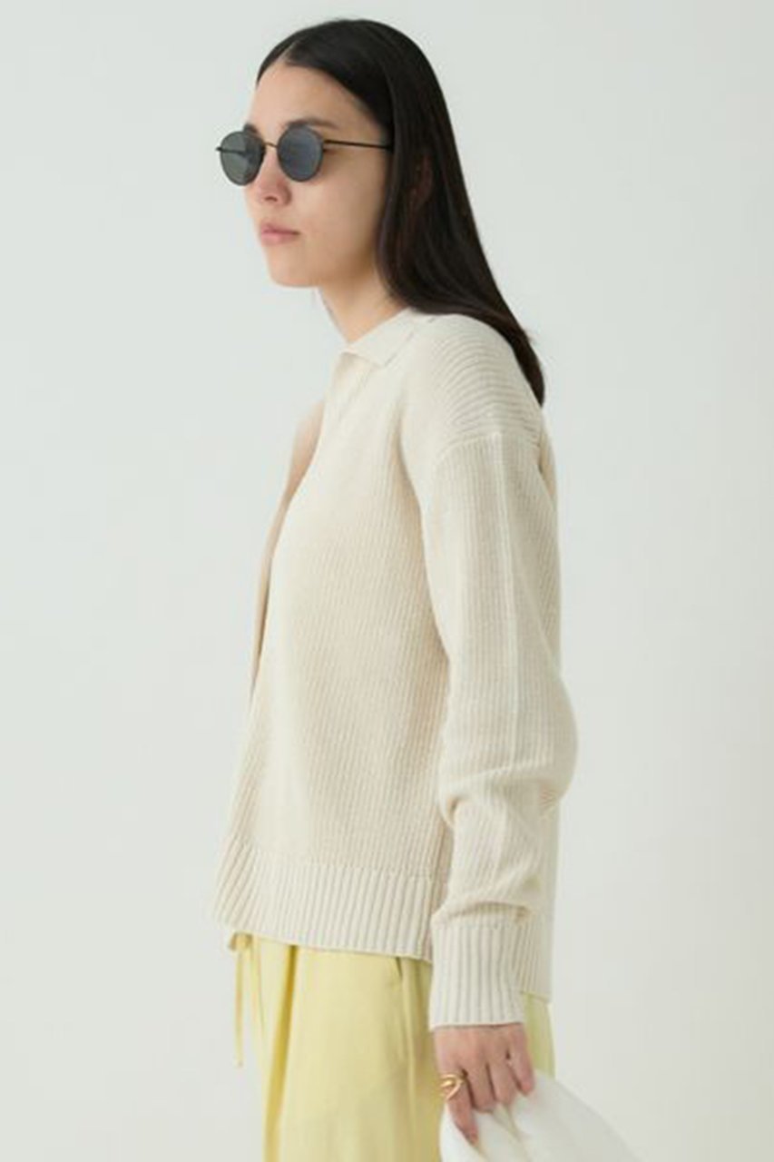 【カオス/Chaos】のロウシルクカーディガン 人気、トレンドファッション・服の通販 founy(ファニー) 　ファッション　Fashion　レディースファッション　Fashion for Women　トップス・カットソー　Cut & Sew Tops　ニット　Knit Tops & Sweaters　カーディガン・羽織り　Layered Style Cardigans　カーディガン　Cardigan, Knitwear　シルク　Silk, 100% Silk　ネップ　Nepp, Slub Yarn　夏　Summer　畦　Ribbed Knit　other-3|ID: prp329100004337361 ipo3291000000032947030