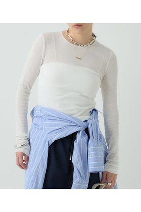 【カオス/Chaos】の【WHY NOT NOW】ウィットロングTシャツ 人気、トレンドファッション・服の通販 founy(ファニー) ファッション Fashion レディースファッション WOMEN トップス・カットソー Tops/Tshirt シャツ/ブラウス Shirts/Blouses ロング / Tシャツ T-Shirts カットソー Cut and Sewn 2025年 2025 2025春夏・S/S Ss,Spring/Summer,2025 イエロー Yellow コンパクト Compact シアー Sheer スリーブ Sleeve テレコ Tereko トレンド Trend バランス Balance ロング Long 夏 Summer 春 Spring S/S・春夏 Ss・Spring/Summer |ID:prp329100004337363