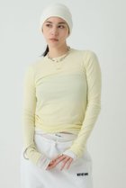 【カオス/Chaos】の【WHY NOT NOW】ウィットロングTシャツ イエロー|ID: prp329100004337363 ipo3291000000032876330