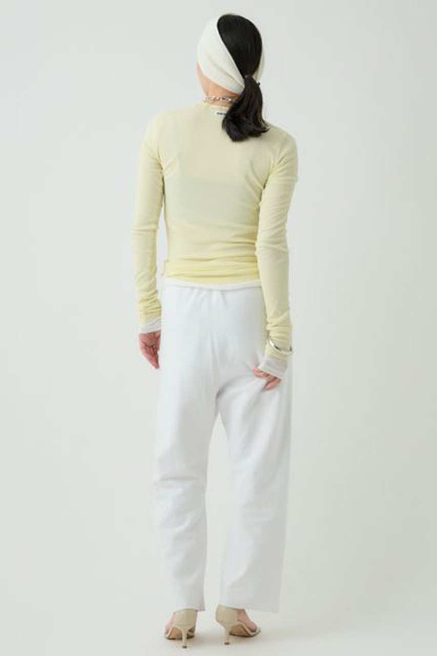 【カオス/Chaos】の【WHY NOT NOW】ウィットロングTシャツ 人気、トレンドファッション・服の通販 founy(ファニー) 　ファッション　Fashion　レディースファッション　Fashion for Women　トップス・カットソー　Cut & Sew Tops　シャツ・ブラウス・オフィスカジュアル　Elegant Blouses & Button-Ups　ロングTシャツ・Tシャツ　Longline T-Shirts & Tees　カットソー・ベーシックTシャツ　Cut-and-Sewn Tops / Stretch Tees & Basics　イエロー　Yellow　コンパクト　Compact, Small Size　シアー　Sheer, See-Through　スリーブ　Sleeve, Long Sleeve / Short Sleeve　テレコ　Ribbed, Rib Stitch　トレンド　Trend, Trending Now　バランス　Balance, Style Balance　ロング　Long, Long-Length　春　Spring　other-5|ID: prp329100004337363 ipo3291000000032876352