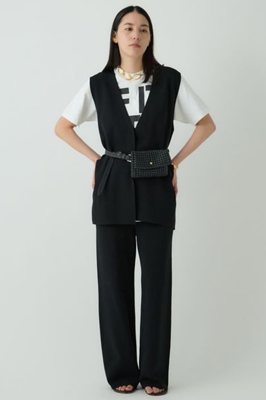 【カオス/Chaos】のシルクコンベスト インテリア・キッズ・メンズ・レディースファッション・服の通販 founy(ファニー) 　ファッション　Fashion　レディースファッション　Fashion for Women　アウター　Coat / Outerwear Collection　レディースジャケット・軽アウター　Jackets　2026年　2026　おすすめ　Recommended / Our Picks　ジャケット　Jacket, Outerwear　ベスト　Vest, Waistcoat　ボトム　Bottoms, Lower Wear　ミラノリブ　Milano Rib, Milano Stitch　夏　Summer　定番　Standard, Basic Item　春　Spring　S/S・春夏　SS, Spring/Summer, Warm Season　ブラック|ID: prp329100004337364 ipo3291000000035116484