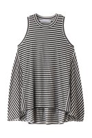 【コグ ザビッグスモーク/COGTHEBIGSMOKE】のHIBA ノースリーブトップ 人気、トレンドファッション・服の通販 founy(ファニー) ファッション Fashion レディースファッション Ladies' Fashion Online トップス・カットソー Tops/Tshirt キャミソール / ノースリーブ No Sleeves シャツ/ブラウス Shirts/Blouses ロング / Tシャツ T-Shirts カットソー Cut and Sewn アメリカン American キャミソール Camisole シンプル Simple ストライプ Stripe ストレッチ Stretch ストレート Straight スリーブ Sleeve タンク Tank ノースリーブ No Sleeve バランス Balance フレア Flare ボトム Bottom ボーダー Border ミックス Mix 再入荷 Restock/Back In Stock/Re Arrival |ID:prp329100004337369