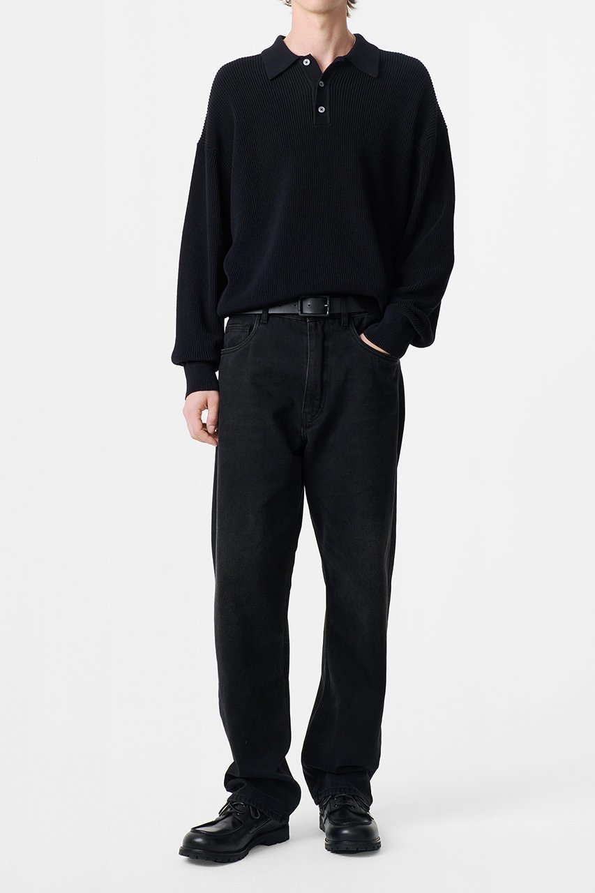 【スタジオ ニコルソン/STUDIO NICHOLSON / MEN】の【MEN】BOURNE ドライ リブ ポロニット プルオーバー 人気、トレンドファッション・服の通販 founy(ファニー) 　ファッション　Fashion　メンズファッション　Fashion for Men　トップス・カットソー　Cut & Sew Tops　ニット・セーター / 定番トップス　Knit Tops & Sweaters　シンプル　Simple, Minimal　other-7|ID: prp329100004337381 ipo3291000000032957755