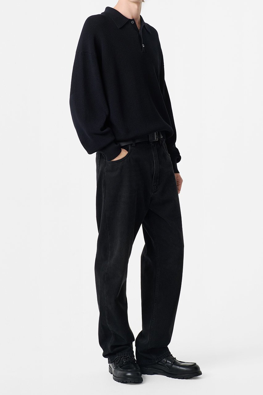 【スタジオ ニコルソン/STUDIO NICHOLSON / MEN】の【MEN】BOURNE ドライ リブ ポロニット プルオーバー 人気、トレンドファッション・服の通販 founy(ファニー) 　ファッション　Fashion　メンズファッション　Fashion for Men　トップス・カットソー　Cut & Sew Tops　ニット・セーター / 定番トップス　Knit Tops & Sweaters　シンプル　Simple, Minimal　other-8|ID: prp329100004337381 ipo3291000000032957759