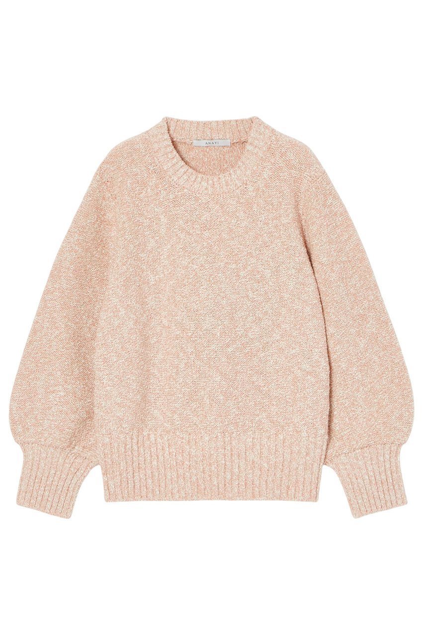 【アナイ/ANAYI】のMIXラメブークレショートプルオーバー インテリア・キッズ・メンズ・レディースファッション・服の通販 founy(ファニー) 　ファッション　Fashion　レディースファッション　Fashion for Women　トップス・カットソー　Cut & Sew Tops　ニット　Knit Tops & Sweaters　カジュアルプルオーバー・ニットトップス　Pullovers & Knit Tops / Casual Pullovers　イタリア　Italy　インナー　Innerwear　シンプル　Simple, Minimal　ミドル　Middle Length, Mid Height　ワイドリブ　Wide Rib, Wide Ribbed Knit　別注　Limited Edition, Custom Order　春　Spring　オレンジ|ID: prp329100004337385 ipo3291000000032954244