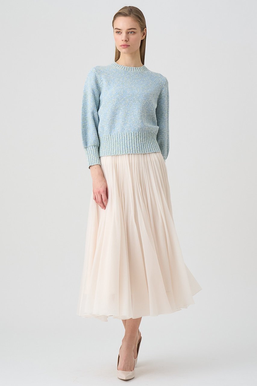 【アナイ/ANAYI】のMIXラメブークレショートプルオーバー 人気、トレンドファッション・服の通販 founy(ファニー) 　ファッション　Fashion　レディースファッション　Fashion for Women　トップス・カットソー　Cut & Sew Tops　ニット　Knit Tops & Sweaters　カジュアルプルオーバー・ニットトップス　Pullovers & Knit Tops / Casual Pullovers　イタリア　Italy　インナー　Innerwear　シンプル　Simple, Minimal　ミドル　Middle Length, Mid Height　ワイドリブ　Wide Rib, Wide Ribbed Knit　別注　Limited Edition, Custom Order　春　Spring　other-4|ID: prp329100004337385 ipo3291000000032954262