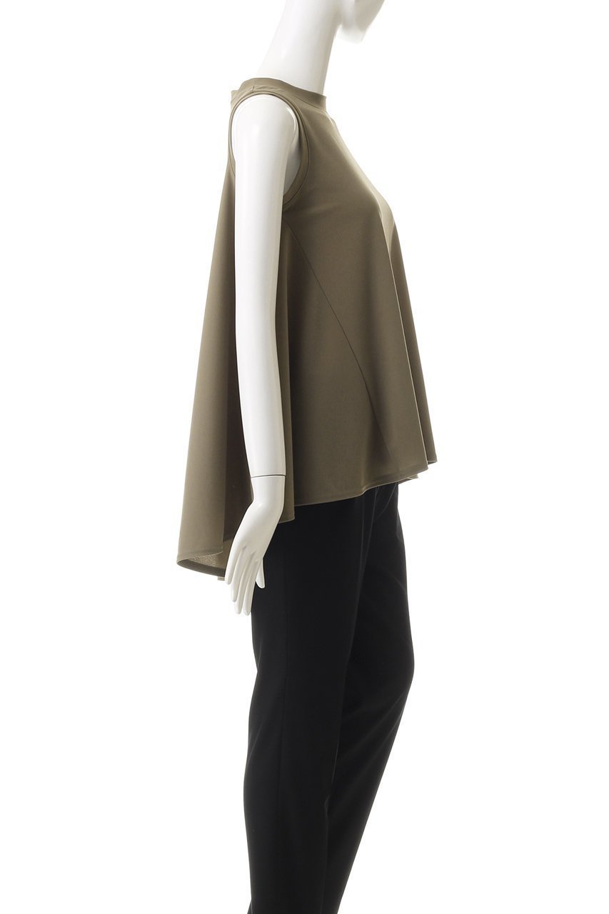 【コグ ザビッグスモーク/COGTHEBIGSMOKE】のHIBA ジョーゼットジャージートップ 人気、トレンドファッション・服の通販 founy(ファニー) 　ファッション　Fashion　レディースファッション　Fashion for Women　トップス・カットソー　Cut & Sew Tops　キャミソール&ノースリーブ　Camisoles & Sleeveless Tops　シャツ・ブラウス・オフィスカジュアル　Elegant Blouses & Button-Ups　ロングTシャツ・Tシャツ　Longline T-Shirts & Tees　カットソー・ベーシックTシャツ　Cut-and-Sewn Tops / Stretch Tees & Basics　アメリカン　American Style　キャミソール　Camisole, Spaghetti Strap Top　シンプル　Simple, Minimal　ストレート　Straight, Straight Cut　スリーブ　Sleeve, Long Sleeve / Short Sleeve　タンク　Tank Top, Sleeveless Top　フレア　Flare, Flared　ボトム　Bottoms, Lower Wear　ミックス　Mix, Mixed Style　other-3|ID: prp329100004337387 ipo3291000000034954152