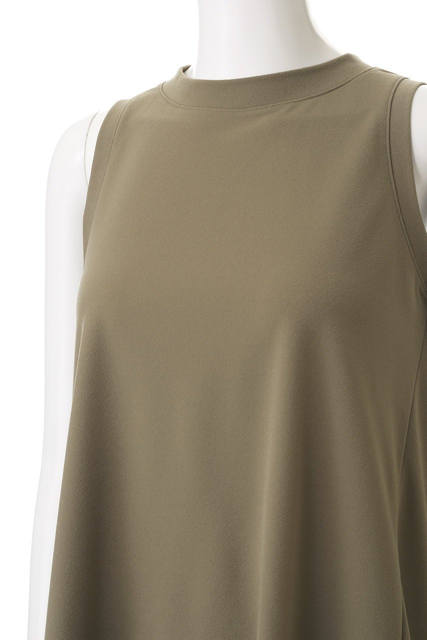 【コグ ザビッグスモーク/COGTHEBIGSMOKE】のHIBA ジョーゼットジャージートップ 人気、トレンドファッション・服の通販 founy(ファニー) 　ファッション　Fashion　レディースファッション　Fashion for Women　トップス・カットソー　Cut & Sew Tops　キャミソール&ノースリーブ　Camisoles & Sleeveless Tops　シャツ・ブラウス・オフィスカジュアル　Elegant Blouses & Button-Ups　ロングTシャツ・Tシャツ　Longline T-Shirts & Tees　カットソー・ベーシックTシャツ　Cut-and-Sewn Tops / Stretch Tees & Basics　アメリカン　American Style　キャミソール　Camisole, Spaghetti Strap Top　シンプル　Simple, Minimal　ストレート　Straight, Straight Cut　スリーブ　Sleeve, Long Sleeve / Short Sleeve　タンク　Tank Top, Sleeveless Top　フレア　Flare, Flared　ボトム　Bottoms, Lower Wear　ミックス　Mix, Mixed Style　other-5|ID: prp329100004337387 ipo3291000000034954155