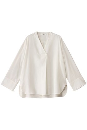 【エブール/ebure】 【店舗限定】ブライトシルキーファイユ Vネックブラウス人気、トレンドファッション・服の通販 founy(ファニー) ファッション Fashion レディースファッション Fashion for Women トップス・カットソー Cut & Sew Tops シャツ・ブラウス・オフィスカジュアル Elegant Blouses & Button-Ups Vネックトップス V-Neck Tops / V-Cut Neckline Shirts シルク Silk, 100% Silk スリーブ Sleeve, Long Sleeve / Short Sleeve ドレープ Drape, Draping Fabric フレア Flare, Flared フロント Front, Front Design ラグジュアリー Luxury, Elegant ロング Long, Long-Length エレガント 上品 Elegant 再入荷 Restock / Back in Stock |ID:prp329100004337411