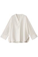 【エブール/ebure】の【店舗限定】ブライトシルキーファイユ Vネックブラウス 人気、トレンドファッション・服の通販 founy(ファニー) ファッション Fashion レディースファッション Fashion for Women トップス・カットソー Cut & Sew Tops シャツ・ブラウス・オフィスカジュアル Elegant Blouses & Button-Ups Vネックトップス V-Neck Tops / V-Cut Neckline Shirts シルク Silk, 100% Silk スリーブ Sleeve, Long Sleeve / Short Sleeve ドレープ Drape, Draping Fabric フレア Flare, Flared フロント Front, Front Design ラグジュアリー Luxury, Elegant ロング Long, Long-Length エレガント 上品 Elegant 再入荷 Restock / Back in Stock |ID:prp329100004337411