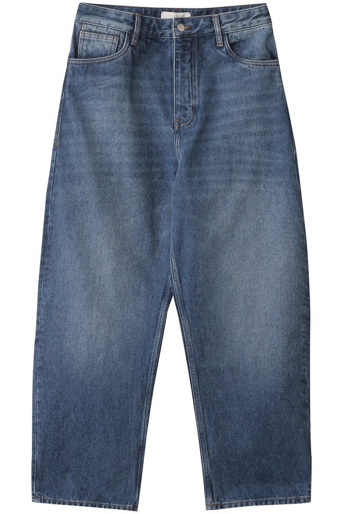 【スタジオ ニコルソン/STUDIO NICHOLSON / MEN】の【MEN】LAND クロップド カーブデニムパンツ インテリア・キッズ・メンズ・レディースファッション・服の通販 founy(ファニー) https://founy.com/ ファッション Fashion メンズファッション Fashion for Men ボトムス Bottoms デニムパンツ・ジーンズ Denim Pants クロップド Cropped, Short Length シンプル Simple, Minimal デニム Denim, Jeans Material ワイド Wide, Wide Fit ヴィンテージ Vintage Style 定番 Standard, Basic Item |ID: prp329100004337423 ipo3291000000032938263