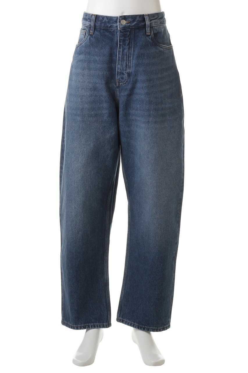 【スタジオ ニコルソン/STUDIO NICHOLSON / MEN】の【MEN】LAND クロップド カーブデニムパンツ 人気、トレンドファッション・服の通販 founy(ファニー) 　ファッション　Fashion　メンズファッション　Fashion for Men　ボトムス　Bottoms　デニムパンツ・ジーンズ　Denim Pants　クロップド　Cropped, Short Length　シンプル　Simple, Minimal　デニム　Denim, Jeans Material　ワイド　Wide, Wide Fit　ヴィンテージ　Vintage Style　定番　Standard, Basic Item　other-2|ID: prp329100004337423 ipo3291000000032938280