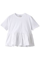 【パトゥ/PATOU】のボリュームペプラムTシャツ 人気、トレンドファッション・服の通販 founy(ファニー) ファッション Fashion レディースファッション WOMEN トップス・カットソー Tops/Tshirt シャツ/ブラウス Shirts/Blouses ロング / Tシャツ T-Shirts カットソー Cut and Sewn 2025年 2025 2025春夏・S/S Ss,Spring/Summer,2025 ショート Short スリーブ Sleeve ペプラム Peplum 夏 Summer 春 Spring S/S・春夏 Ss・Spring/Summer |ID:prp329100004337427