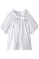 【パトゥ/PATOU】のボリュームジャージーブラウス 人気、トレンドファッション・服の通販 founy(ファニー) ファッション Fashion レディースファッション Fashion for Women トップス・カットソー Cut & Sew Tops シャツ・ブラウス・オフィスカジュアル Elegant Blouses & Button-Ups なめらか Smooth, Silky Texture ギャザー Gathered, Ruffled ショート Short, Short Length シンプル Simple, Minimal スリーブ Sleeve, Long Sleeve / Short Sleeve ダウン Down, Puffer デニム Denim, Jeans Material リボン Ribbon, Bow ワイド Wide, Wide Fit 新作・新入荷 New Arrivals / New In |ID:prp329100004337428