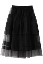【チカ キサダ/CHIKA KISADA】のチュールレイヤー スカート ブラック|ID: prp329100004337429 ipo3291000000035550917