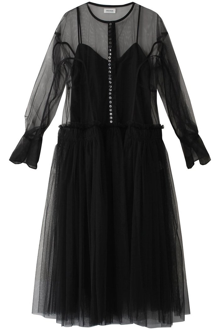【チカ キサダ/CHIKA KISADA】のチュールコンビ キャミドレス インテリア・キッズ・メンズ・レディースファッション・服の通販 founy(ファニー) https://founy.com/ ファッション Fashion レディースファッション Fashion for Women ワンピース Dresses フォーマル・パーティードレス・結婚式用ドレス Elegant & Casual Dresses チュニック Tunic Tops & Dresses チュニック Tunic, Long Top チュール Tulip, Tulip Motif ドレス Dress, One-Piece パーティ Party, Party Style フロント Front, Front Design ロング Long, Long-Length |ID: prp329100004337430 ipo3291000000032882663