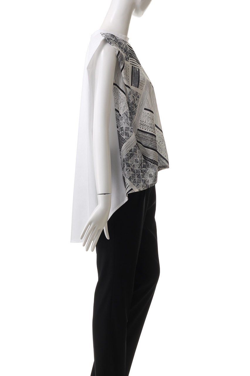 【ニアー ニッポン/near.nippon】のトライバル柄 スリーブレス フレアートップス 人気、トレンドファッション・服の通販 founy(ファニー) ファッション Fashion レディースファッション Fashion for Women トップス・カットソー Cut & Sew Tops キャミソール&ノースリーブ Camisoles & Sleeveless Tops シャツ・ブラウス・オフィスカジュアル Elegant Blouses & Button-Ups なめらか Smooth, Silky Texture スリーブ Sleeve, Long Sleeve / Short Sleeve チュニック Tunic, Long Top ツイル Twist, Twisted Detail ノースリーブ Sleeveless, No-Sleeve バランス Balance, Style Balance フレア Flare, Flared ボトム Bottoms, Lower Wear エレガント 上品 Elegant 定番 Standard, Basic Item other-3|ID: prp329100004337437 ipo3291000000034955759