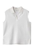 【エイトン/ATON】のLINEN JERSEY ポロ タンクトップ ホワイト|ID: prp329100004337443 ipo3291000000032797070