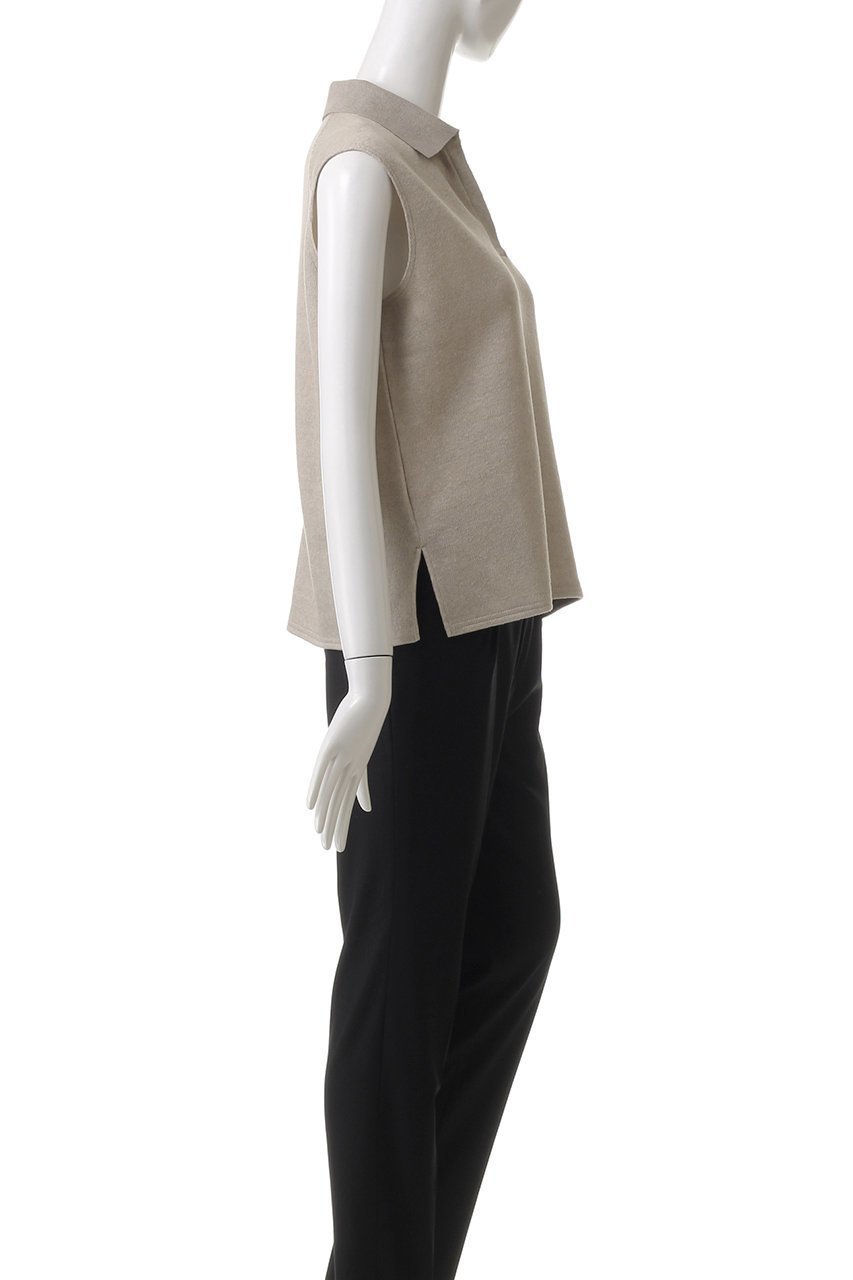【エイトン/ATON】のLINEN JERSEY ポロ タンクトップ 人気、トレンドファッション・服の通販 founy(ファニー) 　ファッション　Fashion　レディースファッション　Fashion for Women　トップス・カットソー　Cut & Sew Tops　キャミソール&ノースリーブ　Camisoles & Sleeveless Tops　シャツ・ブラウス・オフィスカジュアル　Elegant Blouses & Button-Ups　ロングTシャツ・Tシャツ　Longline T-Shirts & Tees　カットソー・ベーシックTシャツ　Cut-and-Sewn Tops / Stretch Tees & Basics　おすすめ　Recommended / Our Picks　インド　Indian Textile　キャミソール　Camisole, Spaghetti Strap Top　スキッパー　Skipper, Open Collar　ストレート　Straight, Straight Cut　セットアップ　Set-Up, Coordinated Outfit　タンク　Tank Top, Sleeveless Top　リネン　Linen, Linen Fabric　リバーシブル　Reversible, Two-Sided　レギュラー　Regular, Standard Fit　ワイド　Wide, Wide Fit　エレガント 上品　Elegant　other-3|ID: prp329100004337443 ipo3291000000032797077