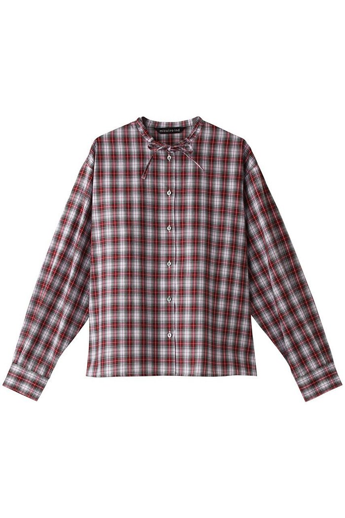 【ミズイロ インド/mizuiro ind】のcheck ribbon tie shirt シャツ インテリア・キッズ・メンズ・レディースファッション・服の通販 founy(ファニー) https://founy.com/ ファッション Fashion レディースファッション WOMEN トップス・カットソー Tops/Tshirt シャツ/ブラウス Shirts/Blouses コンパクト Compact スリーブ Sleeve チェック Check リボン Ribbon ロング Long NEW・新作・新着・新入荷 New Arrivals |ID: prp329100004337448 ipo3291000000030137834