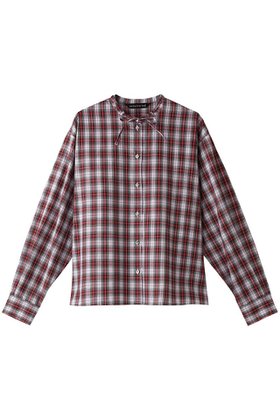 【ミズイロ インド/mizuiro ind】 check ribbon tie shirt シャツ人気、トレンドファッション・服の通販 founy(ファニー) ファッション Fashion レディースファッション WOMEN トップス・カットソー Tops/Tshirt シャツ/ブラウス Shirts/Blouses コンパクト Compact スリーブ Sleeve チェック Check リボン Ribbon ロング Long NEW・新作・新着・新入荷 New Arrivals |ID:prp329100004337448