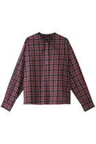 【ミズイロ インド/mizuiro ind】のcheck ribbon tie shirt シャツ 人気、トレンドファッション・服の通販 founy(ファニー) ファッション Fashion レディースファッション Fashion for Women トップス・カットソー Cut & Sew Tops シャツ・ブラウス・オフィスカジュアル Elegant Blouses & Button-Ups コンパクト Compact, Small Size スリーブ Sleeve, Long Sleeve / Short Sleeve チェック Check, Plaid, Tartan リボン Ribbon, Bow ロング Long, Long-Length thumbnail navy|ID: prp329100004337448 ipo3291000000036071816
