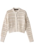 【マルティニーク/martinique】のニッティングボーダーカーディガン ホワイト|ID: prp329100004337458 ipo3291000000035042194