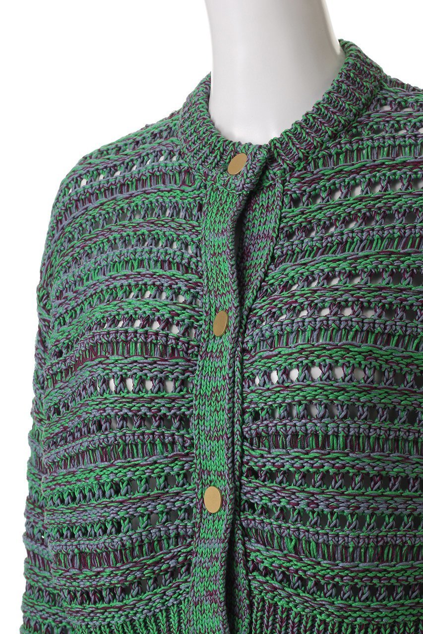 【マルティニーク/martinique】のニッティングボーダーカーディガン 人気、トレンドファッション・服の通販 founy(ファニー) 　ファッション　Fashion　レディースファッション　Fashion for Women　トップス・カットソー　Cut & Sew Tops　ニット　Knit Tops & Sweaters　カーディガン・羽織り　Layered Style Cardigans　カーディガン　Cardigan, Knitwear　バスケット　Basket, Basket Bag　ボーダー　Border, Stripe　ミックス　Mix, Mixed Style　メッシュ　Mesh, Net Fabric　春　Spring　other-5|ID: prp329100004337458 ipo3291000000035042199