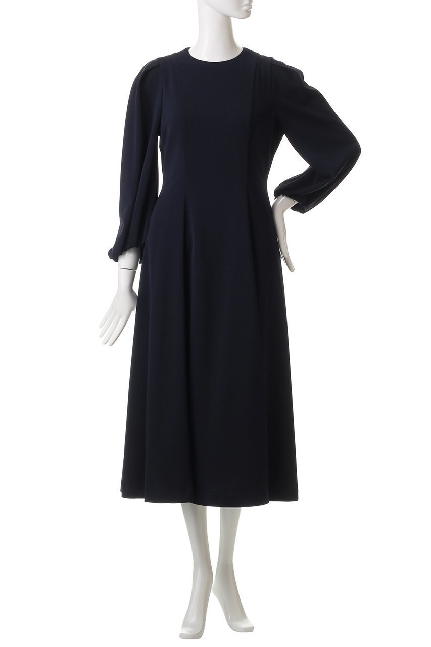 【マルティニーク/martinique】のダブルジャージワンピース 人気、トレンドファッション・服の通販 founy(ファニー) 　ファッション　Fashion　レディースファッション　Fashion for Women　ワンピース　Dresses　チュニック　Tunic Tops & Dresses　シンプル　Simple, Minimal　スリーブ　Sleeve, Long Sleeve / Short Sleeve　チュニック　Tunic, Long Top　パーティ　Party, Party Style　フィット　Fit, Slim Fit　フレア　Flare, Flared　ロング　Long, Long-Length　エレガント 上品　Elegant　再入荷　Restock / Back in Stock　other-2|ID: prp329100004337459 ipo3291000000035976429