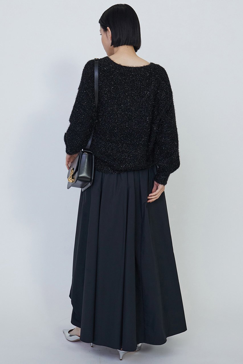 【プルミエ アロンディスモン/1er Arrondissement】のスパークルメッシュVネックニットプルオーバー 人気、トレンドファッション・服の通販 founy(ファニー) 　ファッション　Fashion　レディースファッション　WOMEN　トップス・カットソー　Tops/Tshirt　ニット　Knit Tops　プルオーバー　Pullover　Vネック　V-Neck　オケージョン　Occasion　メッシュ　Mesh　ロング　Long　other-7|ID: prp329100004337464 ipo3291000000031358661