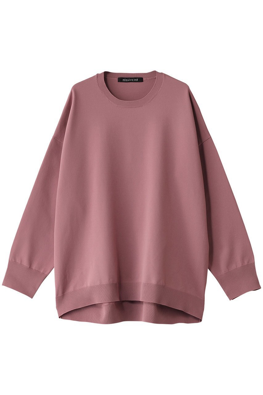 【ミズイロ インド/mizuiro ind】のcrew neck P/O プルオーバー インテリア・キッズ・メンズ・レディースファッション・服の通販 founy(ファニー) 　ファッション　Fashion　レディースファッション　WOMEN　トップス・カットソー　Tops/Tshirt　ニット　Knit Tops　プルオーバー　Pullover　2025年　2025　2025春夏・S/S　Ss,Spring/Summer,2025　シンプル　Simple　エレガント 上品　Elegant　夏　Summer　春　Spring　S/S・春夏　Ss・Spring/Summer　ピンク|ID: prp329100004337468 ipo3291000000030137888