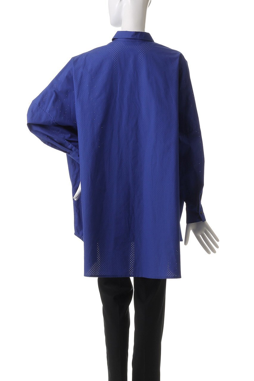【ミズイロ インド/mizuiro ind】のperforated wide shirt シャツ 人気、トレンドファッション・服の通販 founy(ファニー) 　ファッション　Fashion　レディースファッション　Fashion for Women　トップス・カットソー　Cut & Sew Tops　シャツ・ブラウス・オフィスカジュアル　Elegant Blouses & Button-Ups　カフス　Cuff Design　シアー　Sheer, See-Through　スリーブ　Sleeve, Long Sleeve / Short Sleeve　タイプライター　Typewriter Fabric, Crisp Cotton　ロング　Long, Long-Length　other-4|ID: prp329100004337469 ipo3291000000032879200