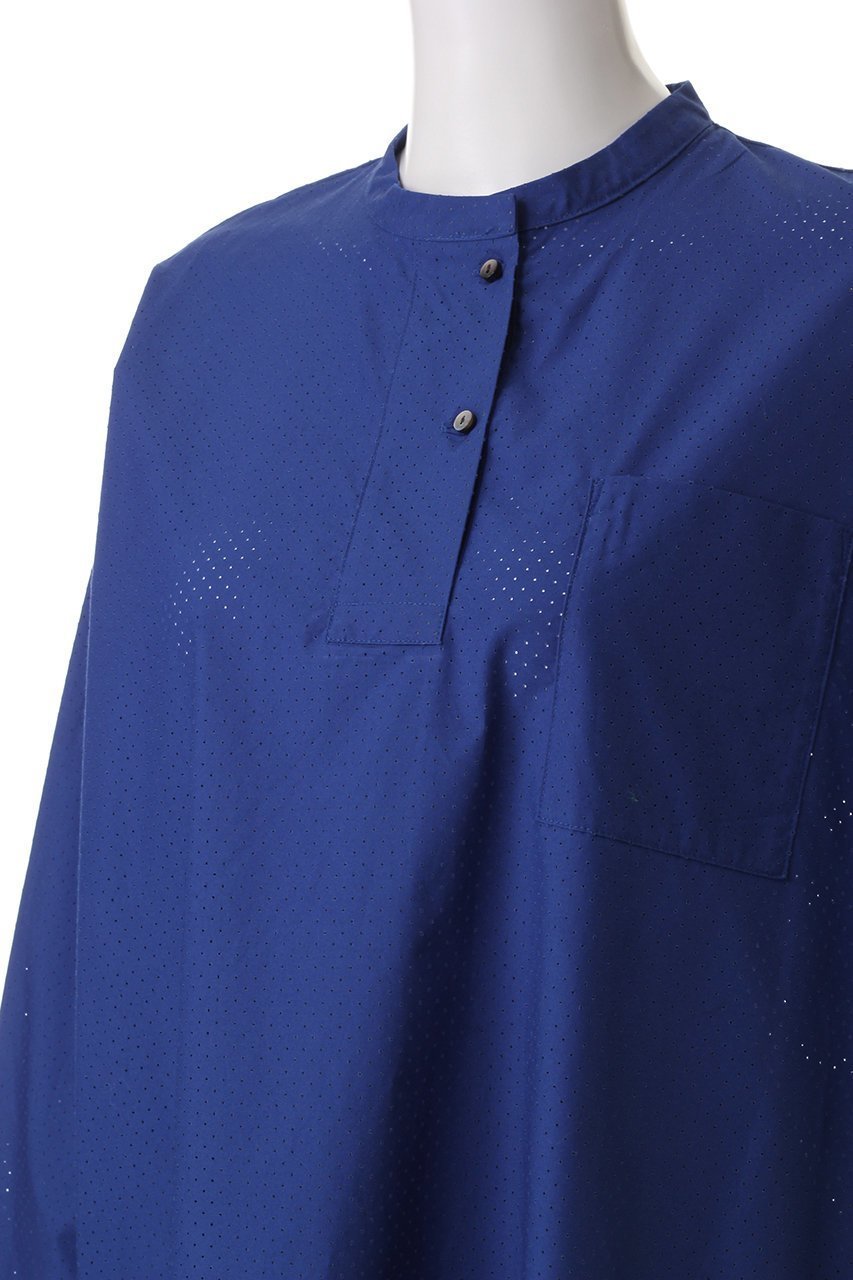 【ミズイロ インド/mizuiro ind】のperforated stand collar long OP ワンピース 人気、トレンドファッション・服の通販 founy(ファニー) 　ファッション　Fashion　レディースファッション　Fashion for Women　ワンピース　Dresses　チュニック　Tunic Tops & Dresses　シアー　Sheer, See-Through　スリット　Slit, Slit Detail　タイプライター　Typewriter Fabric, Crisp Cotton　チュニック　Tunic, Long Top　ロング　Long, Long-Length　other-5|ID: prp329100004337470 ipo3291000000032807066