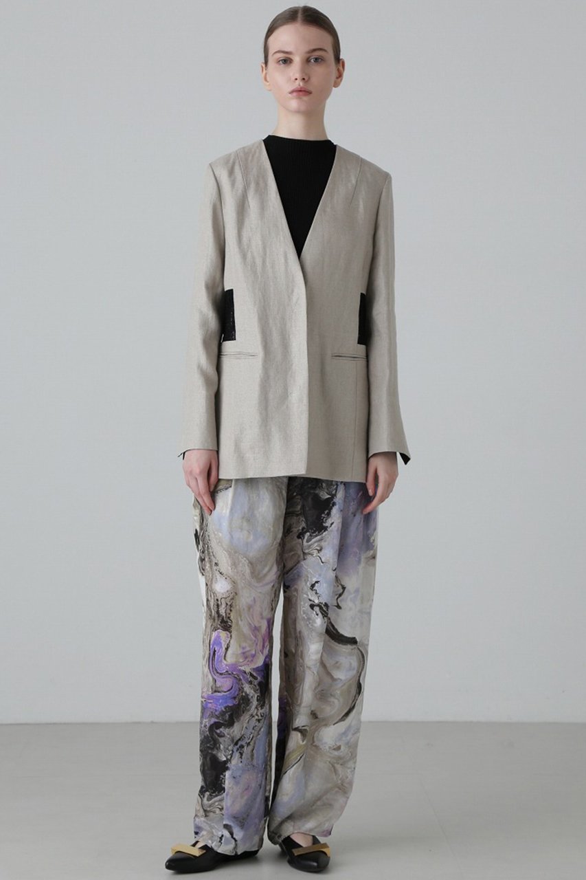 【アドーア/ADORE】のマーブルプリントパンツ 人気、トレンドファッション・服の通販 founy(ファニー) 　ファッション　Fashion　レディースファッション　Fashion for Women　パンツ　Pants & Trousers　デニム　Denim, Jeans Material　プリント　Print, Printed Pattern　マーブル　Marble, Marble Pattern　モチーフ　Motif, Design Theme　リラックス　Relax, Relaxed Fit　 other-1|ID: prp329100004337482 ipo3291000000032944578